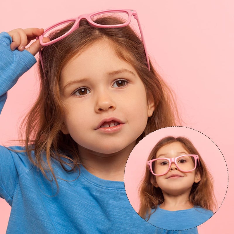 Pibupibu 8 Pack Neon Kids NO Lens Pretend Frame Glasses, Colorful Costume Glasses for Boys Girls Birthday Party Favors - Image 2